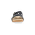 Regan Strappy Slide in Black
