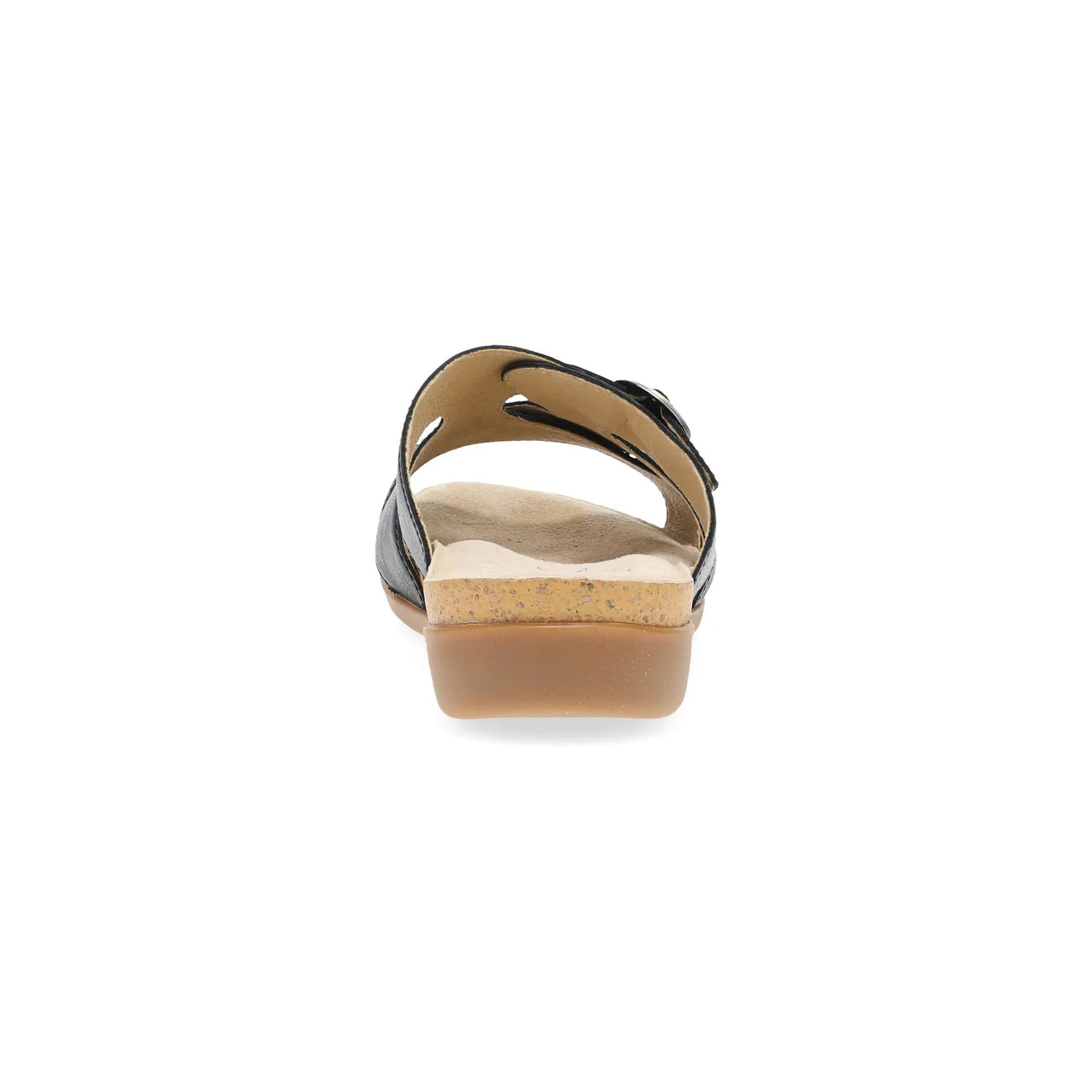 Regan Strappy Slide in Black