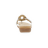 Rosalia Big Brass Sandals In White