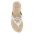 Rosalia Big Brass Sandals In White