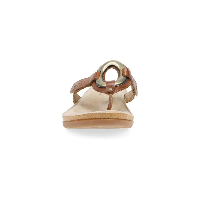 Rosalia Big Brass Sandals In Toffee