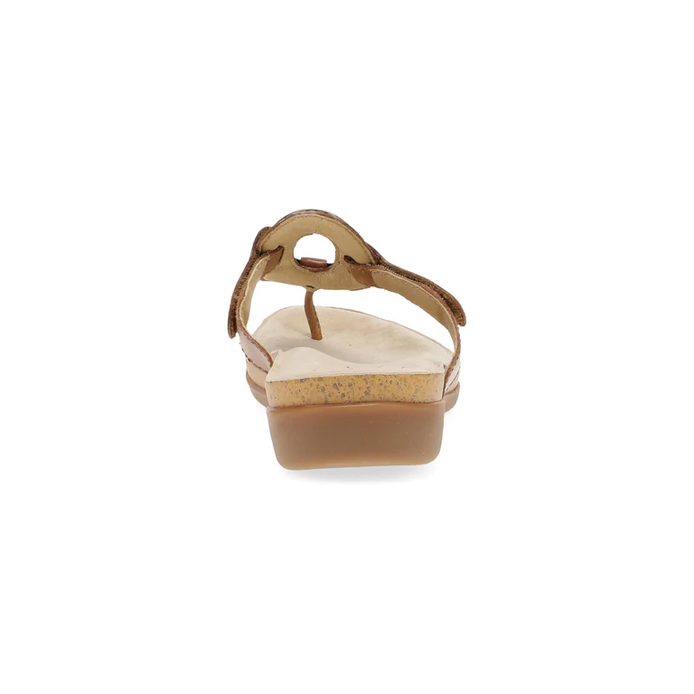 Rosalia Big Brass Sandals In Toffee
