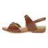 Ruthie Elegant Leather Sandals In Toffee