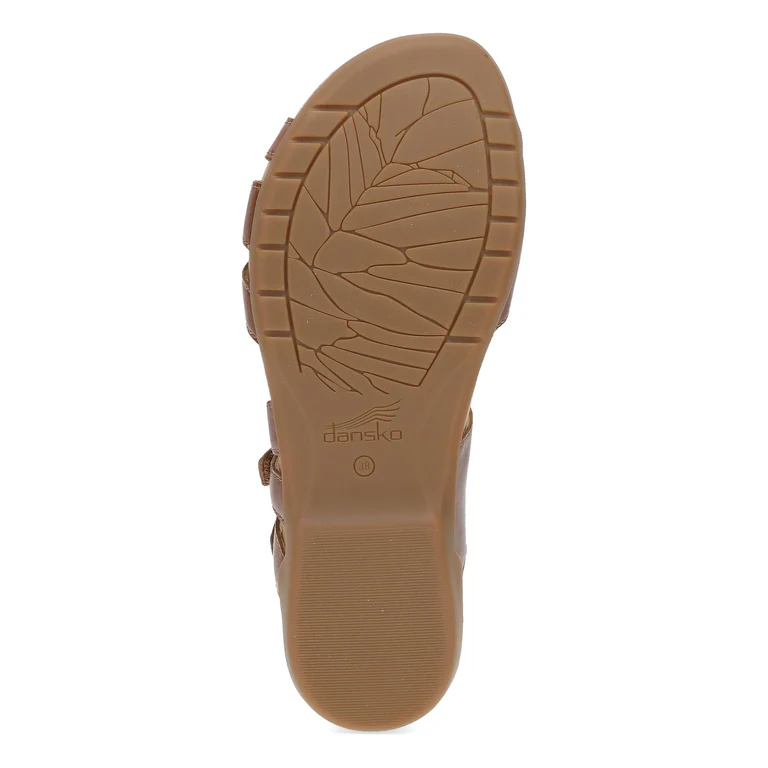 Ruthie Elegant Leather Sandals In Toffee