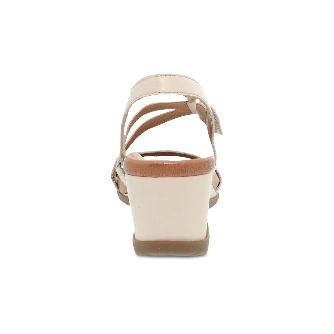 Addyson Strappy Dress Wedge in Ivory