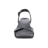 Arielle Adjustable Wedge Sandal in Black