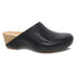 Talulah Burnished Mule in Black