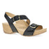 Trinity High Class Strappy Sandal in Black