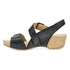 Trinity High Class Strappy Sandal in Black