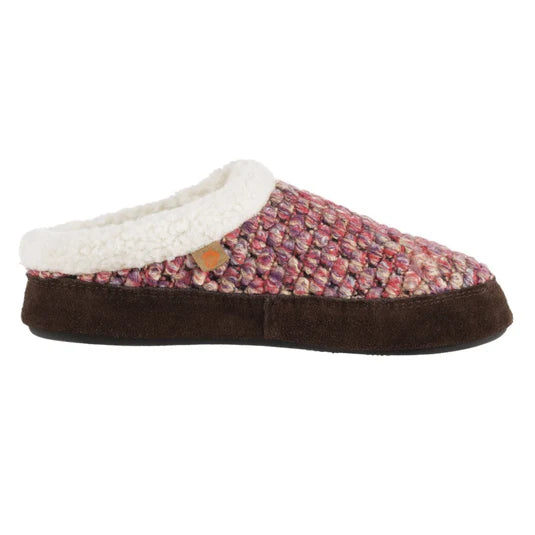 Women's Jam Clog Slipper with Indoor and Outdoor Sole in Raspberry