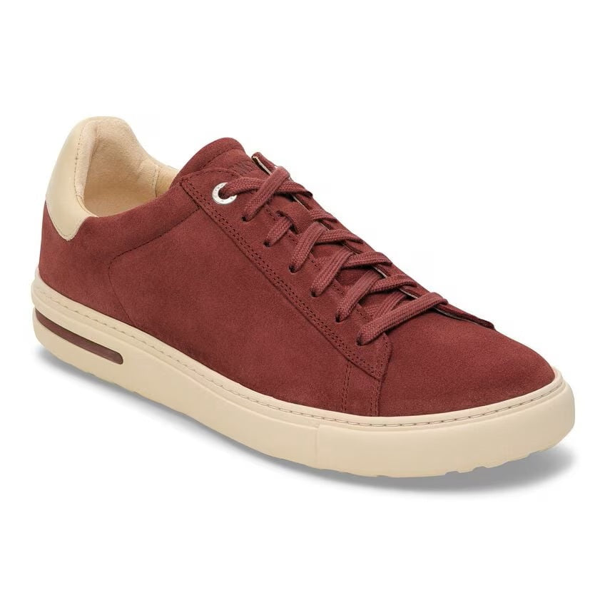 Bend Leather Panel Sneaker in Zinfandel