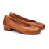 Ubeda Womens Leather Pump in Brandy