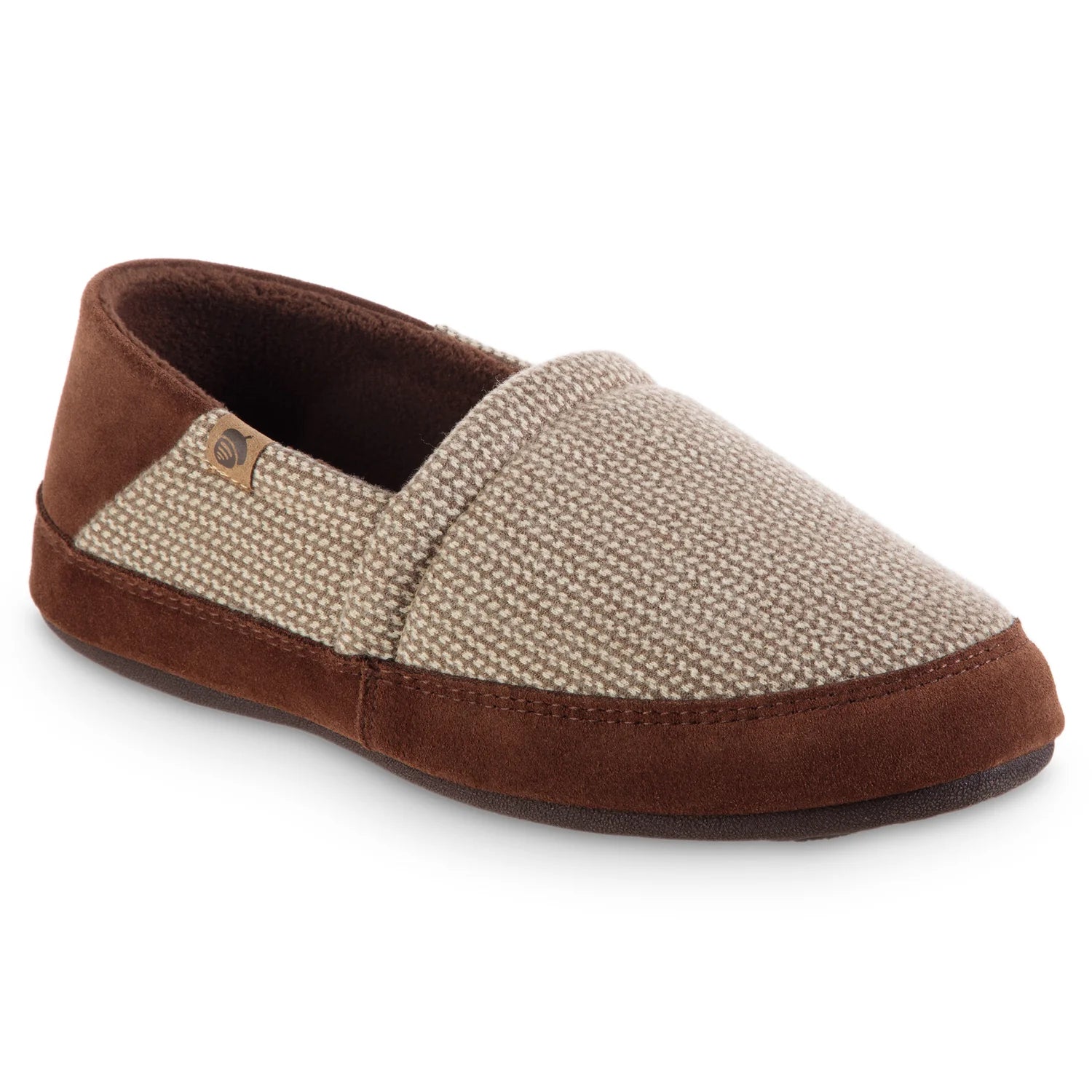 Men's Collapsible Heel Moccasin in Smoky Taupe