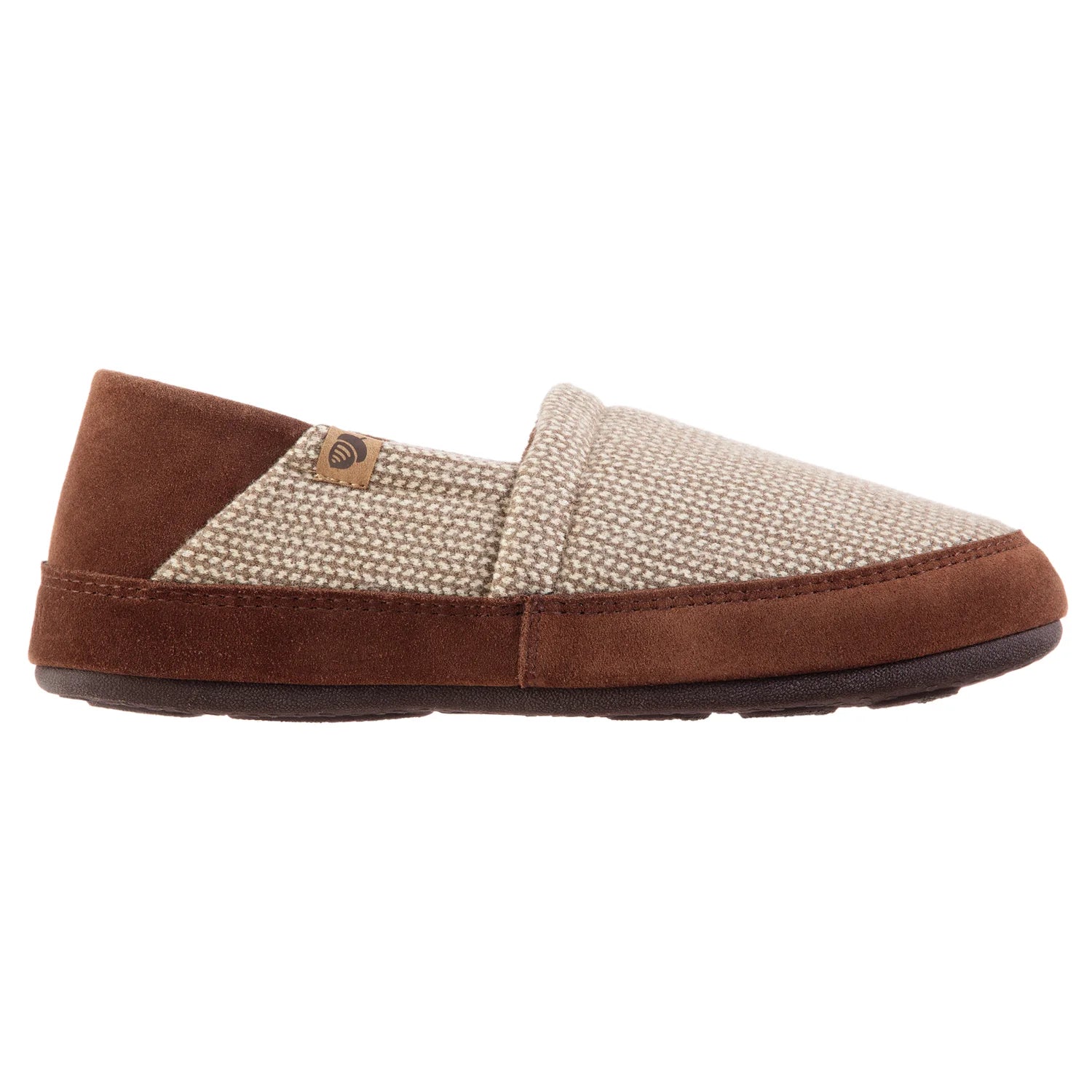 Men's Collapsible Heel Moccasin in Smoky Taupe