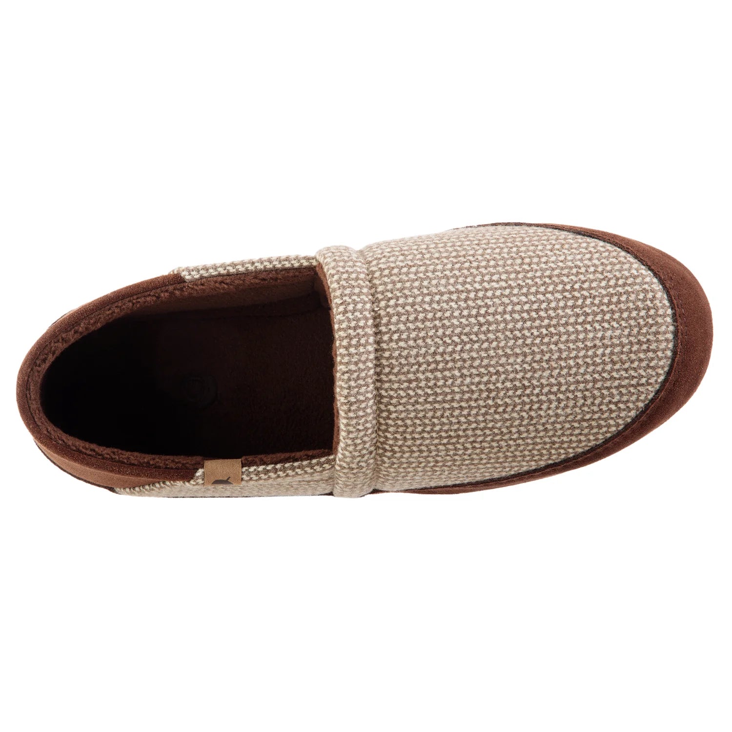 Men's Collapsible Heel Moccasin in Smoky Taupe