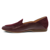 Lace Leather Moc Loafer in Glazed Wine CLOSEOUTS