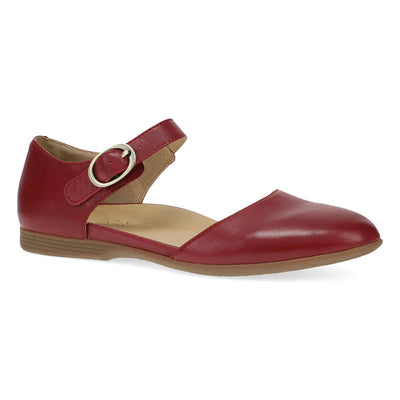 Liv Flat Mary Jane in Red
