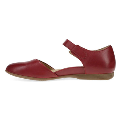 Liv Flat Mary Jane in Red
