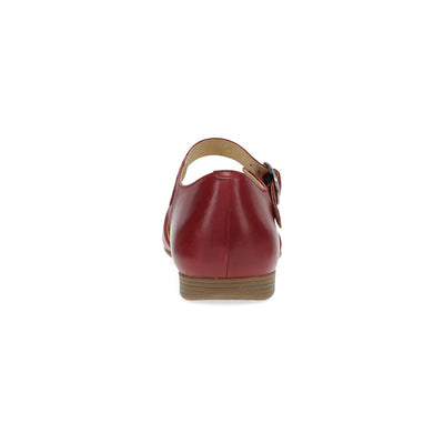 Liv Flat Mary Jane in Red
