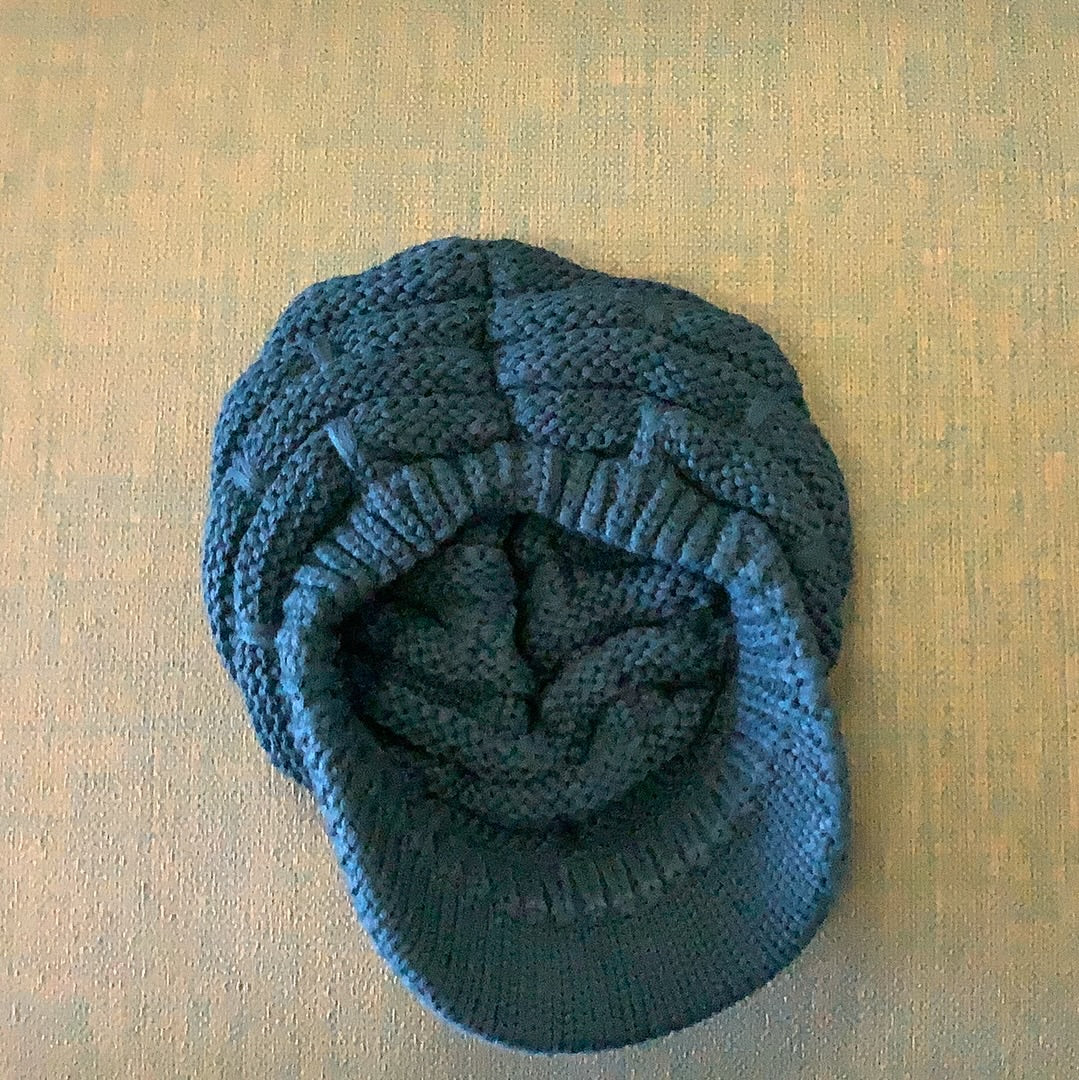 House Beanie with Brim