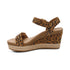 Sydney Quarter Strap Espadrille Wedge in Leopard