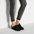 Boston Shearling Mule in Black