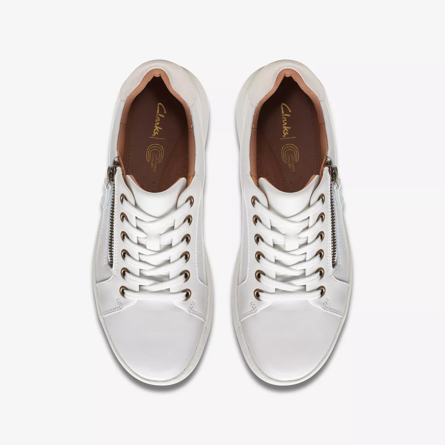 Nalle Lightweight Zip Sneaker WIDE in White