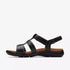 Kitly Adjustable Walking Sandal In Black