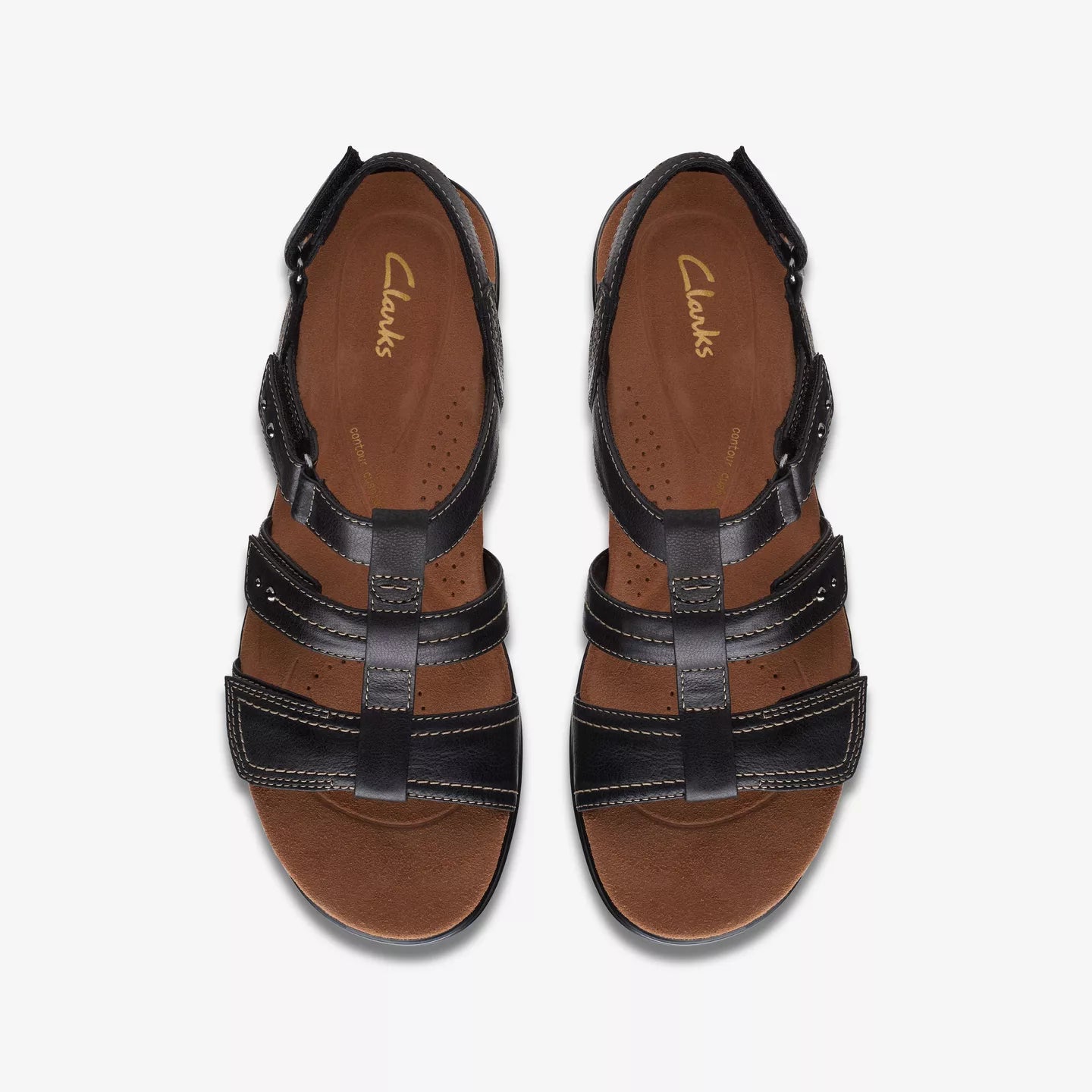 Kitly Adjustable Walking Sandal In Black