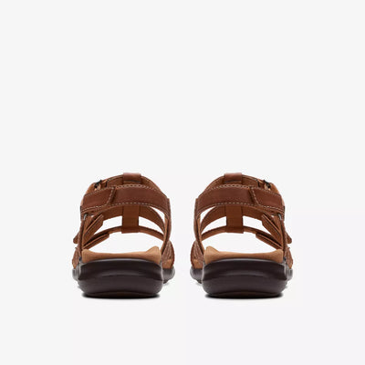 Kitly Adjustable Walking Sandal In Tan WIDE
