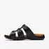 Kitly Leather Slide in Black