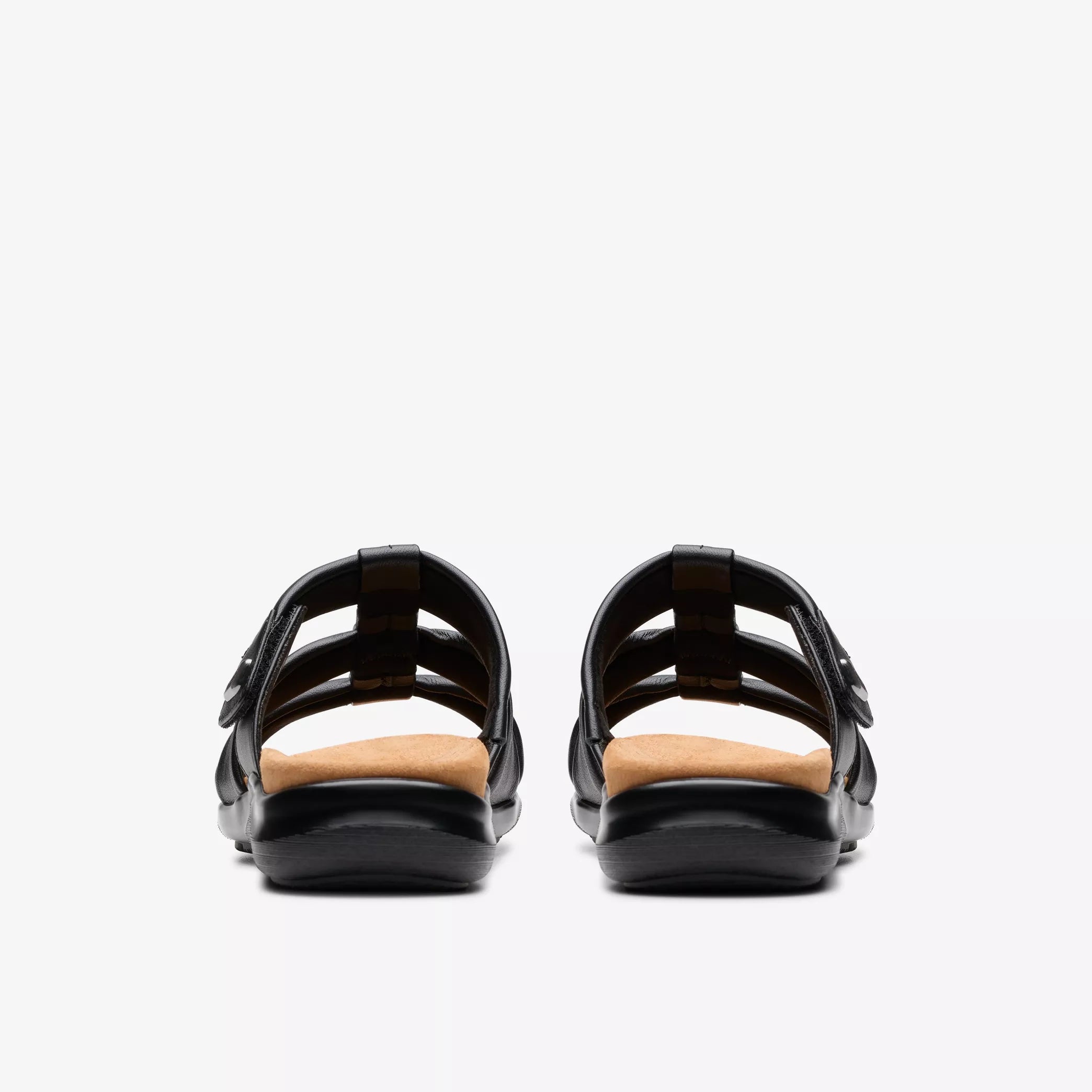 Kitly Leather Slide in Black