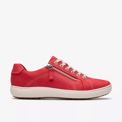 Nalle Lightweight Zip Sneaker in Red