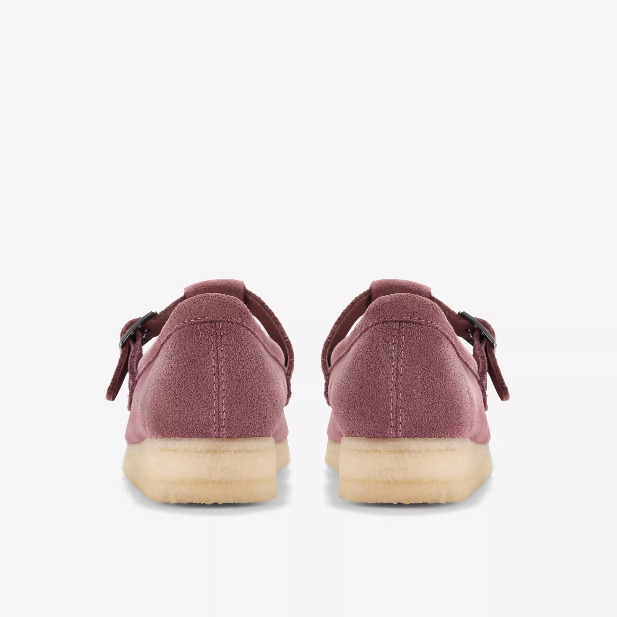 Wallabee T-Bar In Rose Suede