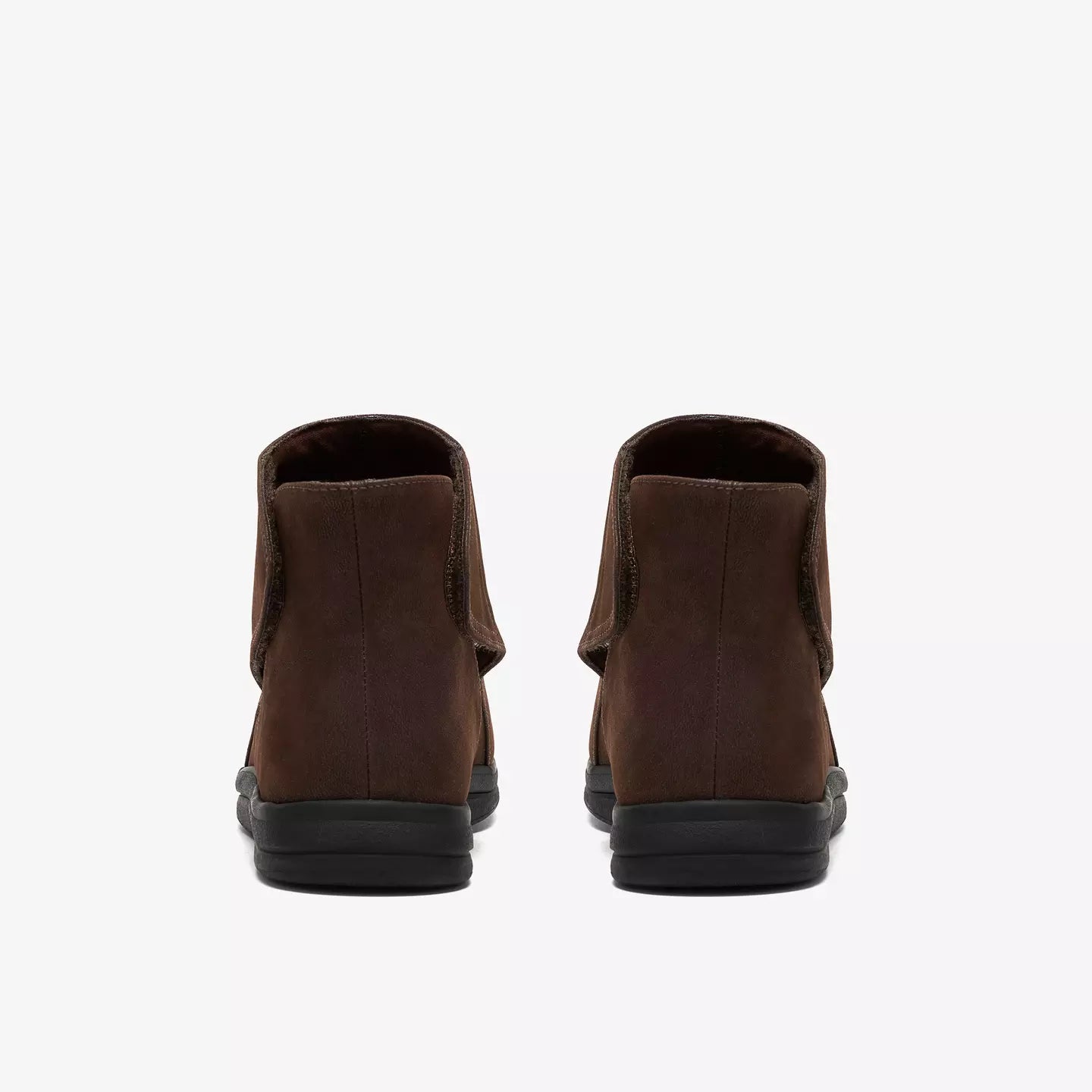 Breeze Faye Velcro Travel Boot WIDE In Dark Brown