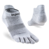 Lightweight No Show Toe Socks in Gray