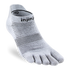 Lightweight No Show Toe Socks in Gray