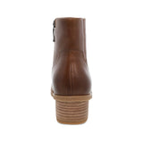 Daisie Waterproof Leather Side Gore Mid Boot in Tan