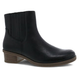 Daisie Waterproof Leather Side Gore Mid Boot in Black