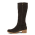 Dalinda Waterproof Suede Tall Boot in Chocolate