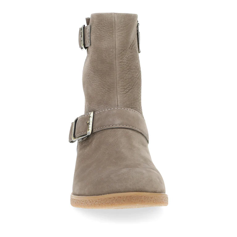 Delphine Waterproof Moto Boot in Stone