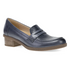 Danica Heeled Loafer in Navy/Woven
