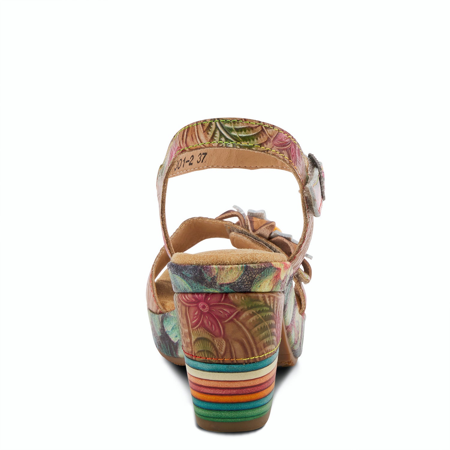 Leilanie Heeled Celebration Sandal in Tan CLOSEOUTS