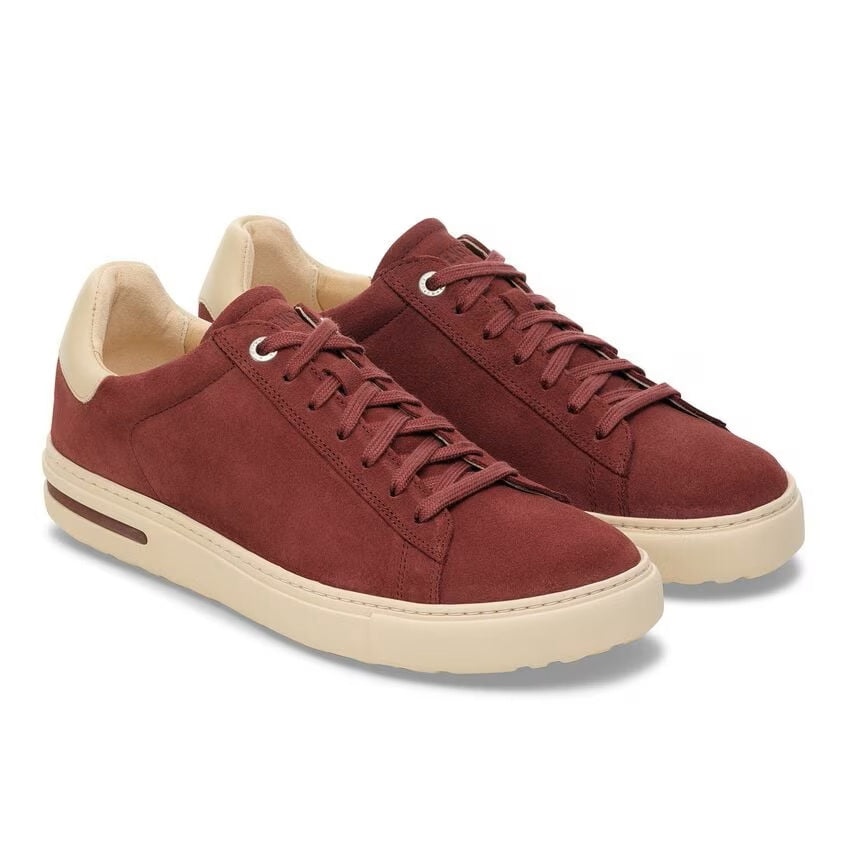Bend Leather Panel Sneaker in Zinfandel