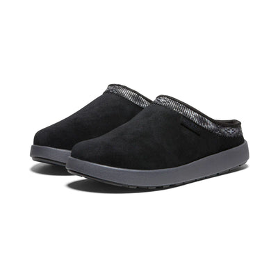 Elle Suede Mule in Black/Magnet CLOSEOUTS