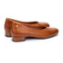 Ubeda Womens Leather Pump in Brandy