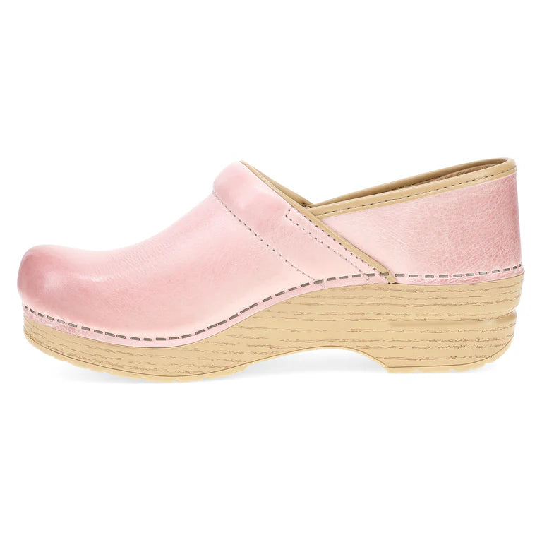 The Professional Clog in Pink Leather