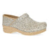 The Professional Clog in Champagne Glitter