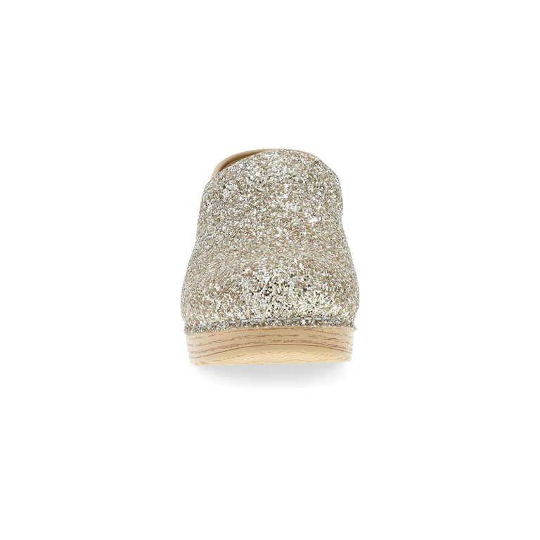 The Professional Clog in Champagne Glitter