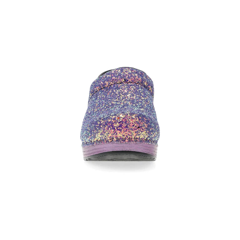 The Professional Clog in Lilac Glitter